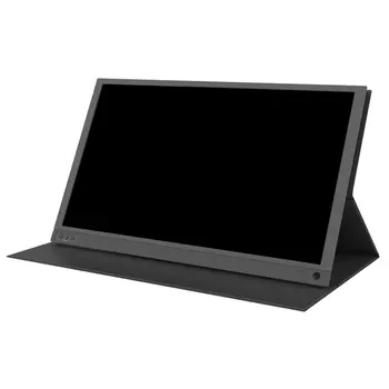 

15.6-inch Full Viewing Angle Ips Portable Display with Leather Case Computer Secondary Screen