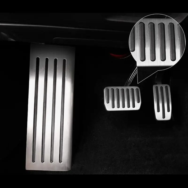 

Foot Pedal For Tesla Model 3 Accelerator Gas Fuel Brake Pedal Rest Pedal Pads L9BC