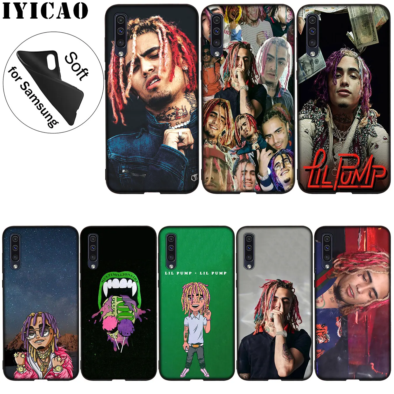 Мягкий силиконовый чехол IYICAO для Samsung Galaxy A51 A71 A81 A91 A41 A21 A11 A01 M10 M20 M30 M40 |
