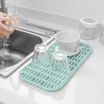 

Plastic Draining Tea Tray Hollow Plate Multifunctional Home Kitchen Fruits Cup Holder SP99