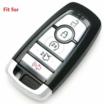 

Car Key Case Fits for Ford Premium Black Remote Fob Bag PU Leather New