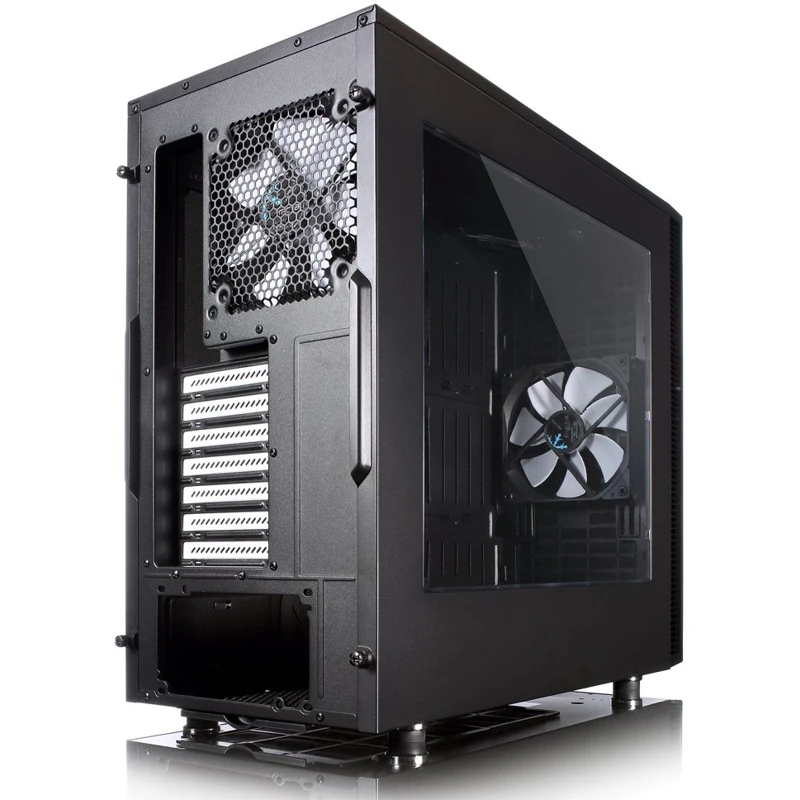 Корпус Fractal Design Define S Window черный без БП ATX 6x120mm 6x140mm 1x180mm 2xUSB3.0 audio bott|Компьютерные