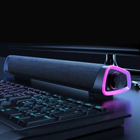 New Wireless Wired Computer TV Stereo Speakers 4D Surround Soundbar Subwoofer Sound Bar FM Radio LED For  Laptop PC Theater Aux 1