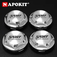4 шт. 68 мм с металлическим алюминиевым логотипом SPORT Edition Центральная втулка колеса автомобиля крышка обода ремонт креативный значок украшения Крышка Ступицы Пылезащитная крышка