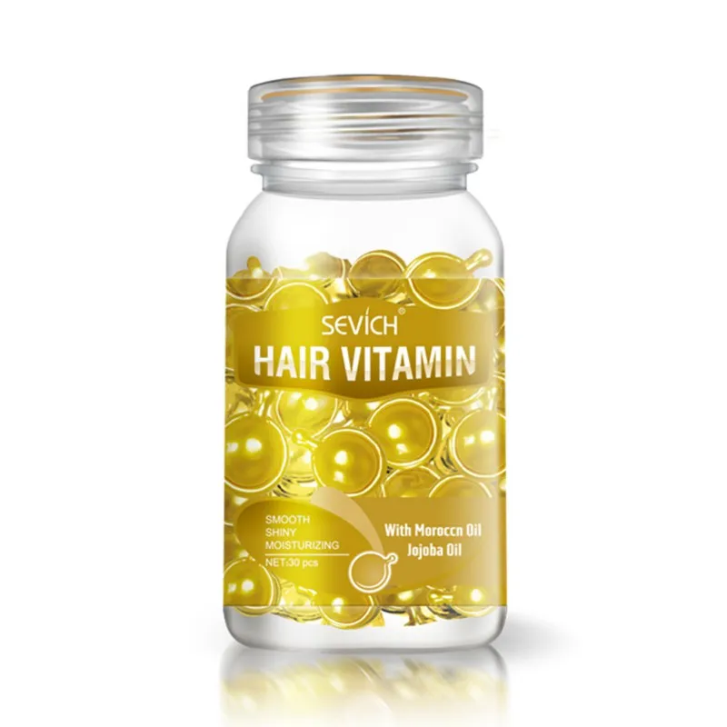 30PCS Hair Vitamin Serum Capsule Moisturizing Essence Vitamins A C E B5 Argan Macadamia Shea Butter Repair Treatments | Красота и