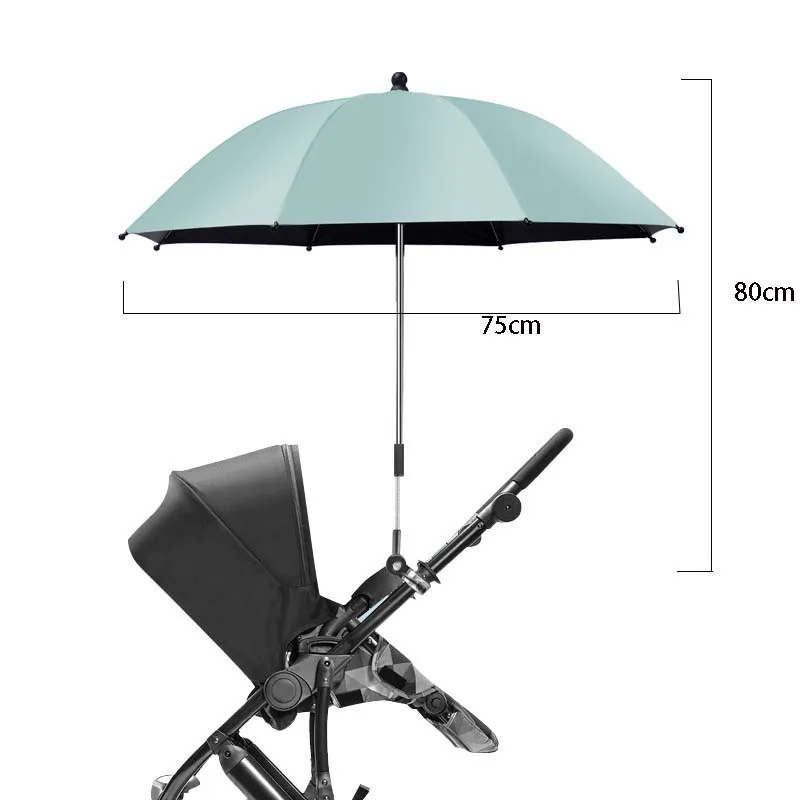 baby stroller accessories bassinet Universal Baby Stroller Folding Umbrella UV Protection Rainproof Infant Stroller Cover Umbrella 360 Degrees Adjustable Sunshade baby stroller cover for winter Baby Strollers