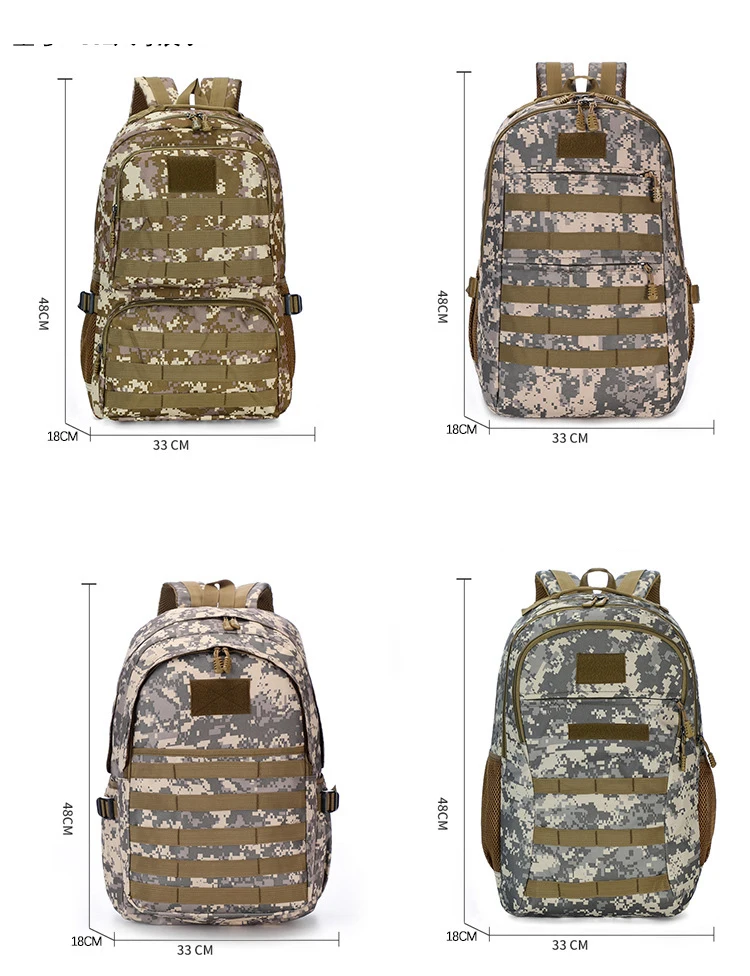 Военный тактический рюкзак для наружного использования 30L Molle сумка армейский спортивный рюкзак для путешествий походная камуфляжная сумка