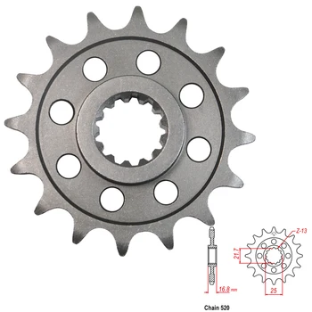 

520 16T Motorcycle Front Sprocket For Honda NC700 JD 15-16 NC700S 12-13 NC700X 12-15 NC700D Integra 2012-2013