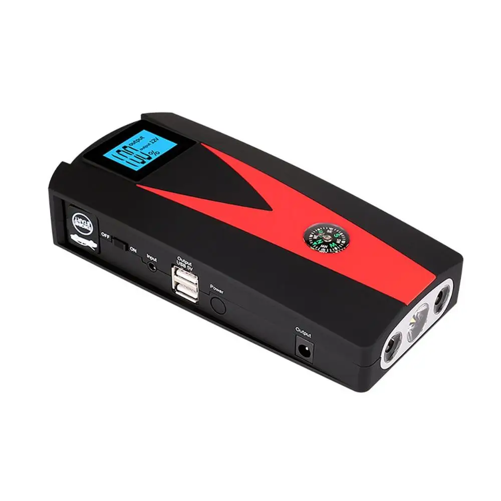 Портативный 12V автомобиль Перейти темы Booster Usb Батарея Зарядное устройство экстренного Зарядное устройство Мощность банк водить автомобиль для устройство для запуска