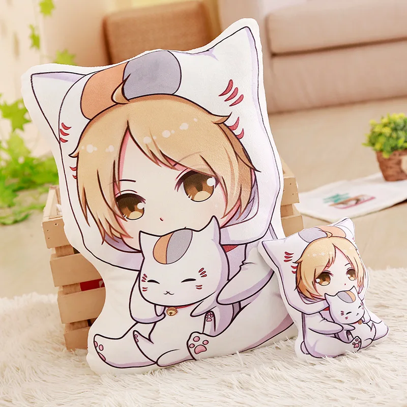 Плюшевая кукла в стиле аниме Нацумэ Yuujinchou кошка Treacher плюшевая подушка юйцзиньчоу