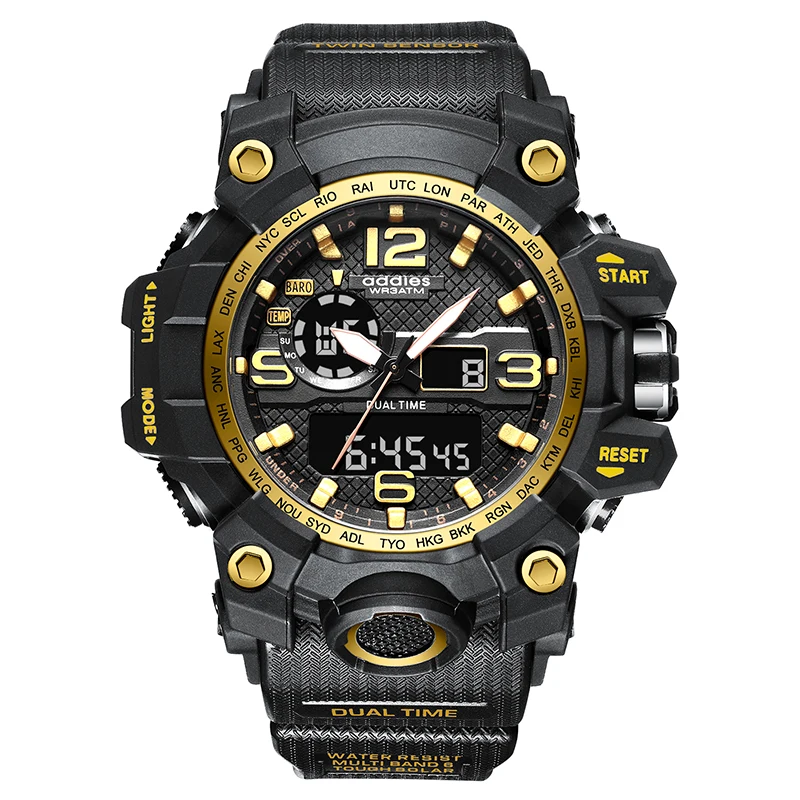 

New AIDIS Watch Men G Style Wateproof S Shock Sport Mens Watches Top Brand Luxury LED Digital-watch Military Army Wristwatches
