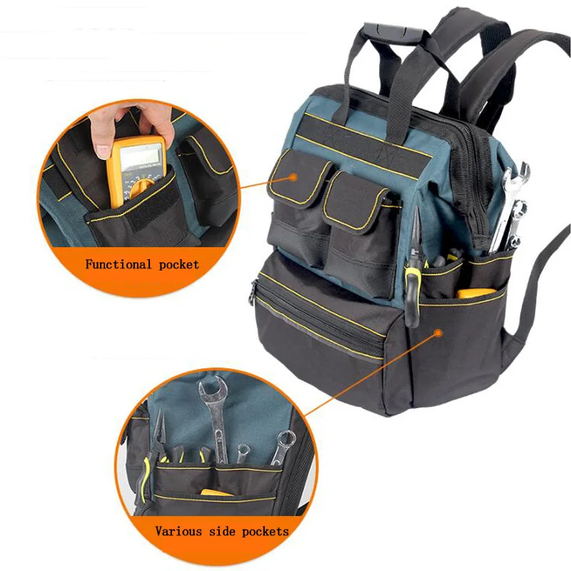 Двойная Наплечная Сумка Многофункциональный Ремонт двойная Бытовая сумка для хранения инструментов водонепроницаемый рюкзак сумка-тоут стерео-комплект