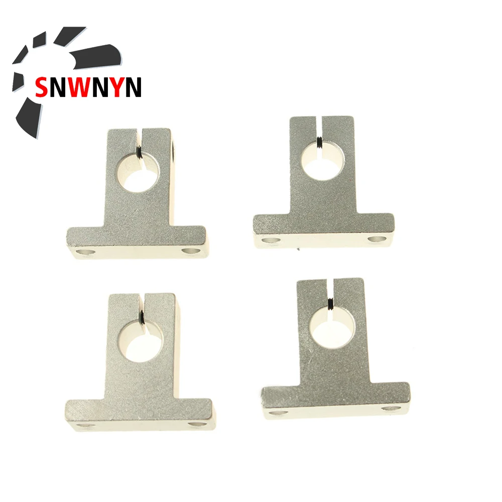 4PCS SK12 SK8 SK10 SK16 SK20 Linear Ball Bearing Rail Shaft Support Block 8 10 12mm 16mm 20mm For CNC 3D Printer Parts XYZ Table afbeelding
