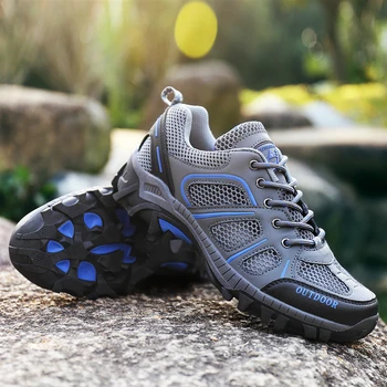 

2020 Men Outdoor Sneakers Breathable Hiking Shoes Big Size Men Women Outdoor Hiking Sandals Men Trekking Trail Water Sandals