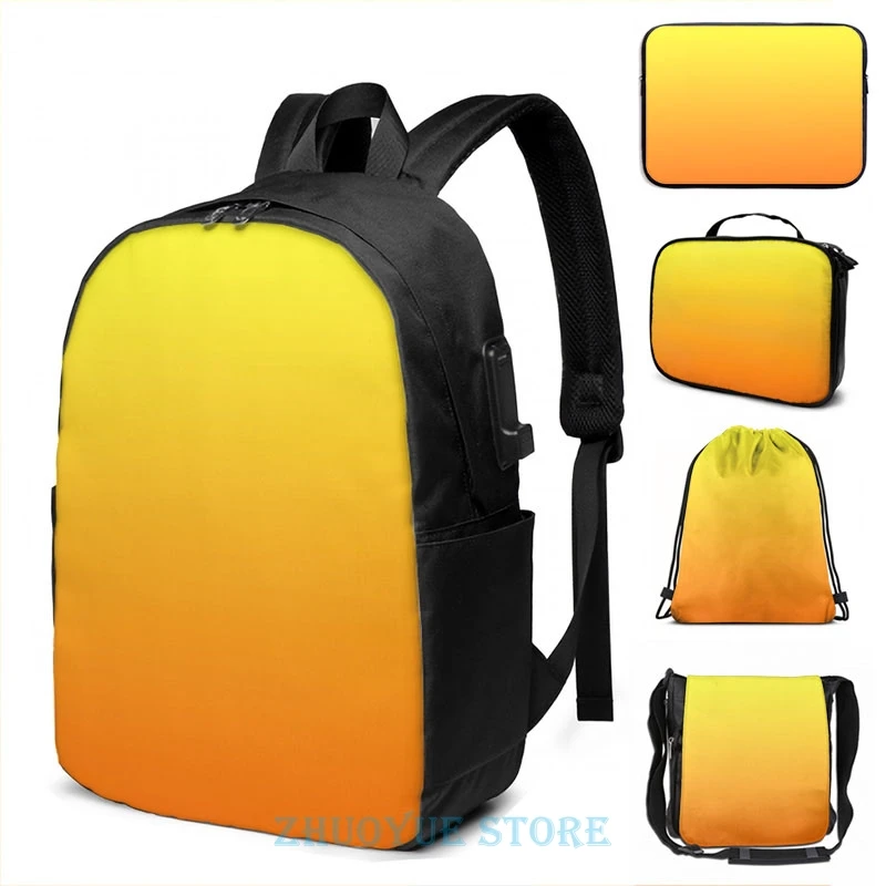 muy vívida "BRING ON THE SUNRISE" DAYZ ", color amarillo naranja vívido, mochilas escolares hombre, bolsa de viaje para ordenador portátil - AliExpress Maletas y bolsas
