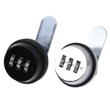 

3-Digit Combination Mailbox Lock 7/8" Rotary Tongue Cam Lock for Cabinet Drawer ZY119