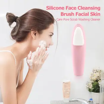 

Multi-function Portable Silicone Face Cleansing Brush Practical Durable Pore Facial Skin Scrub Exfoliator Washing Cleaner