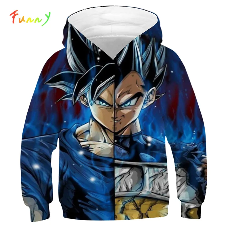  Toddler Sweatshirt Goku Boys Hoodies Kids Clothes Fall 2019 Fashion Dragon Ball Hoodie Long Sleeve 