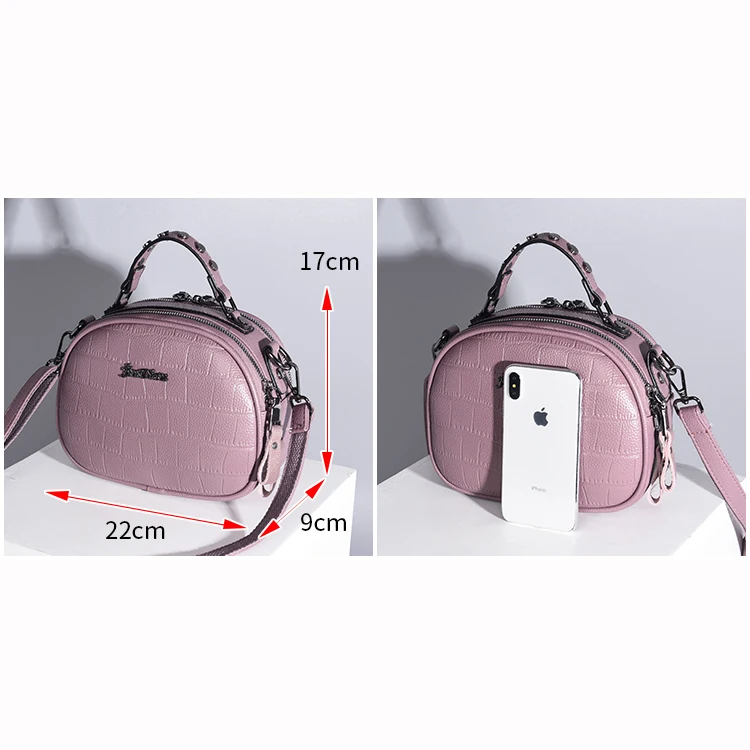 Маленькие круговые кожаные роскошные сумки женские сумки дизайнерские ...