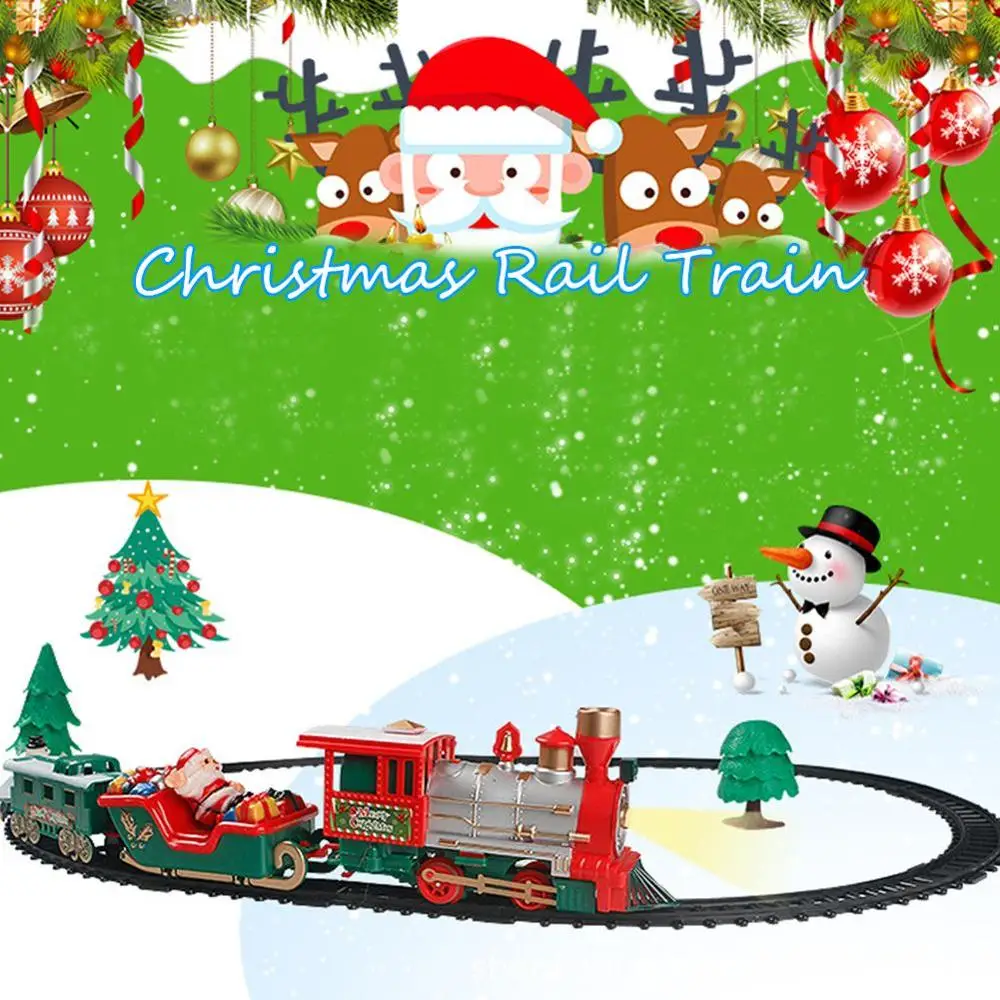 christmas train track