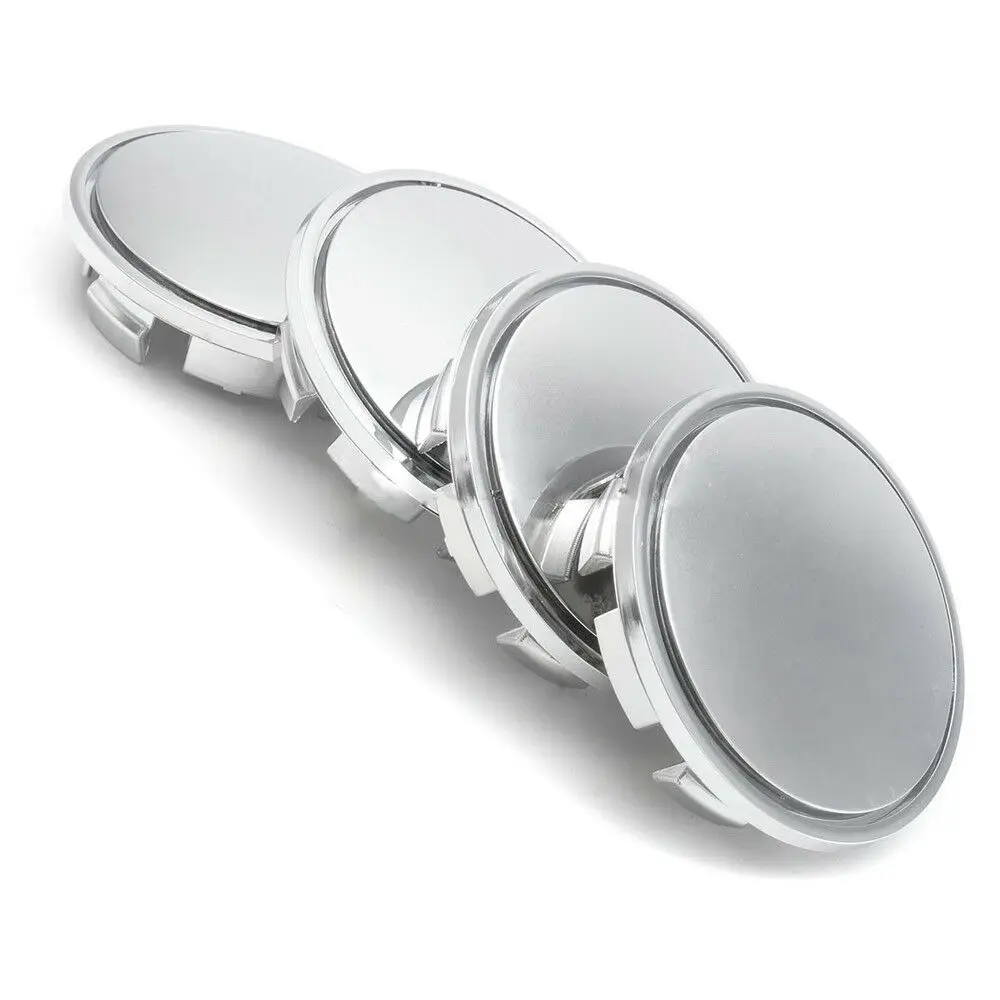 

4PCS Universal ABS Chrome Car Wheel Centers Tyre Rim Hub Cover Decal Wheel Center Cap Accessories Styling