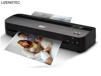 

Free Shipping LIZENGTEC New Professional Office New Design Hot Fast Warm-Up Roll Laminator Machine for A4 Paper Document Photo