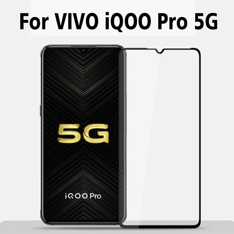 2 шт 3D полное клеевое закаленное стекло для Vivo IQOO PRO Полное покрытие экрана Защитная пленка для Vivo IQOO PRO