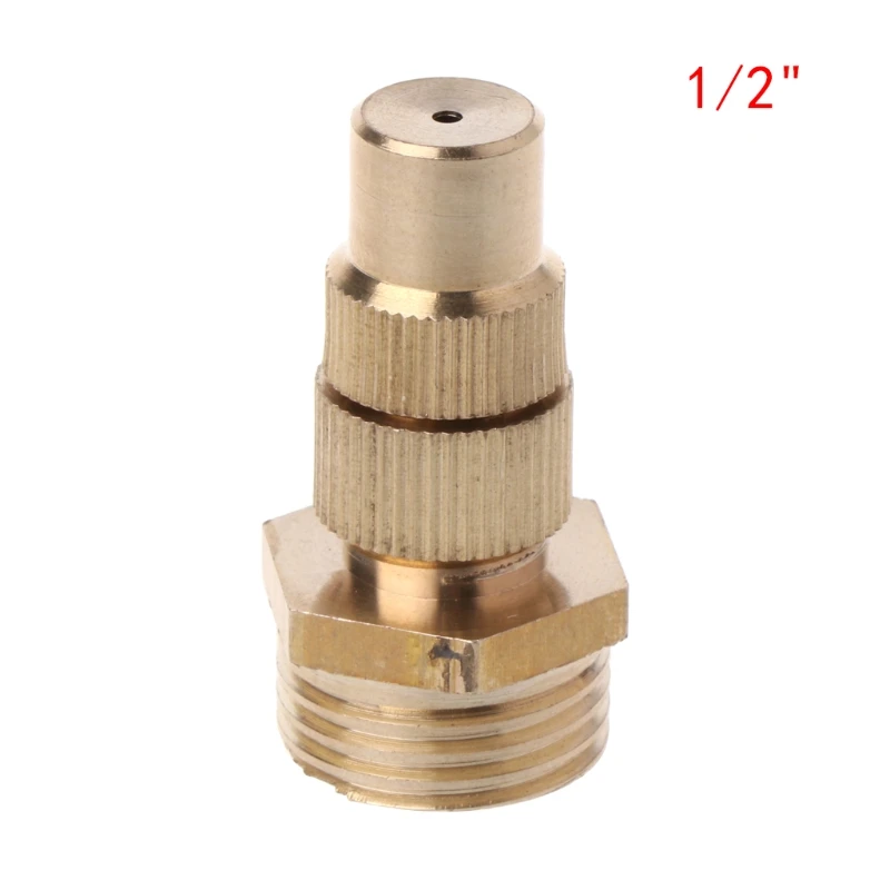 H55A 1/2" DN15 Garden Irrigation Brass Adjustable Spray Misting Nozzles Spray Head