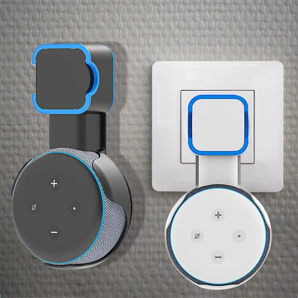 Настенное крепление, Вешалка-держатель кронштейн для Amazon Alexa Echo Dot 3-го поколения и других круглых голосовых ассистентов на выходе акустическая подставка