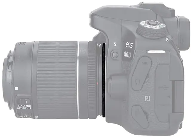 Anello Adattatore Obiettivo LR To EF - Adattatore Metallo Per Fotocamera Reflex, Messa A Fuoco Manuale