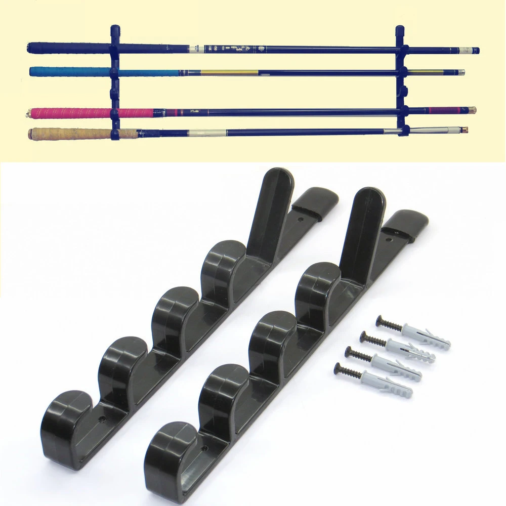 black fishing rod holders