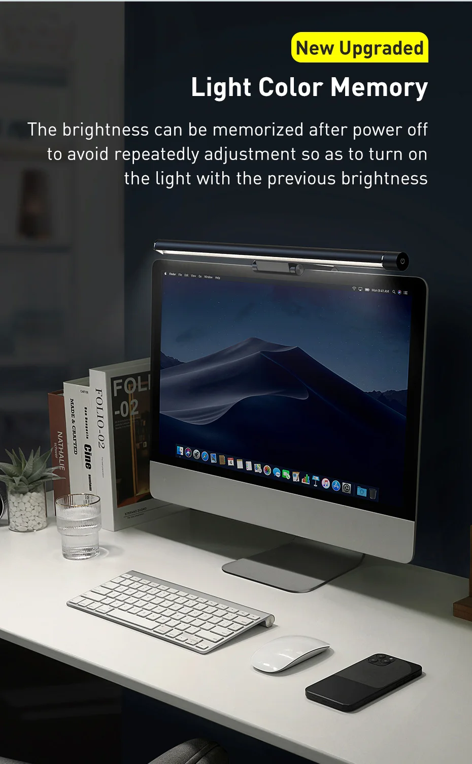 Baseus I-Wok Screen Hanging Light Screenbar Fighting Pro USB Asymmetric Light Source 18