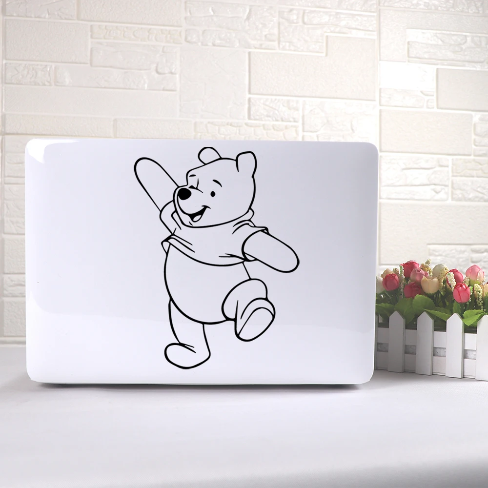 

Free Shipping Bear Laptop Sticker For Hp 11 12 13 14 15 Inch Notebook Decal Vinyl Stickers Computer Tablet Laptop Skin