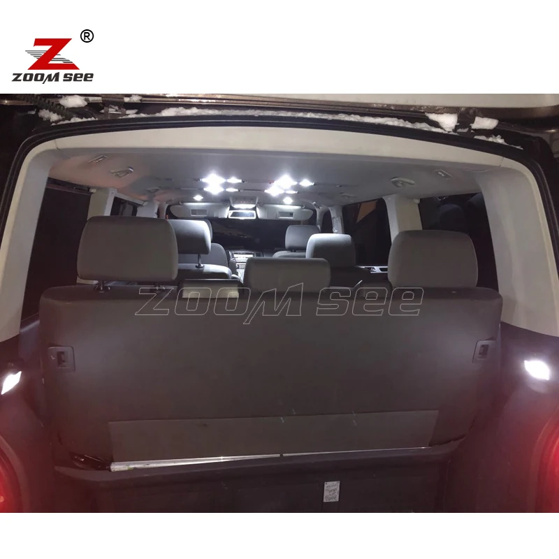 White Error Free interior dome LED bulb + Entry Door Foot Step light Kit For  VW For Multivan For Caravelle MK5 MK6 T5 T6 (03-18) - AliExpress