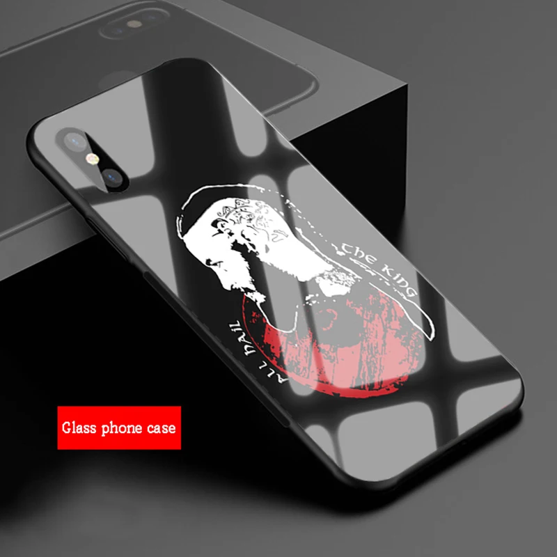 Ragnar Lothbrok Vikings закаленное стекло для телефона чехол для iPhone 6 6plus 7 7 plus 8 8plus 5 5S SE X XS XR XS Max