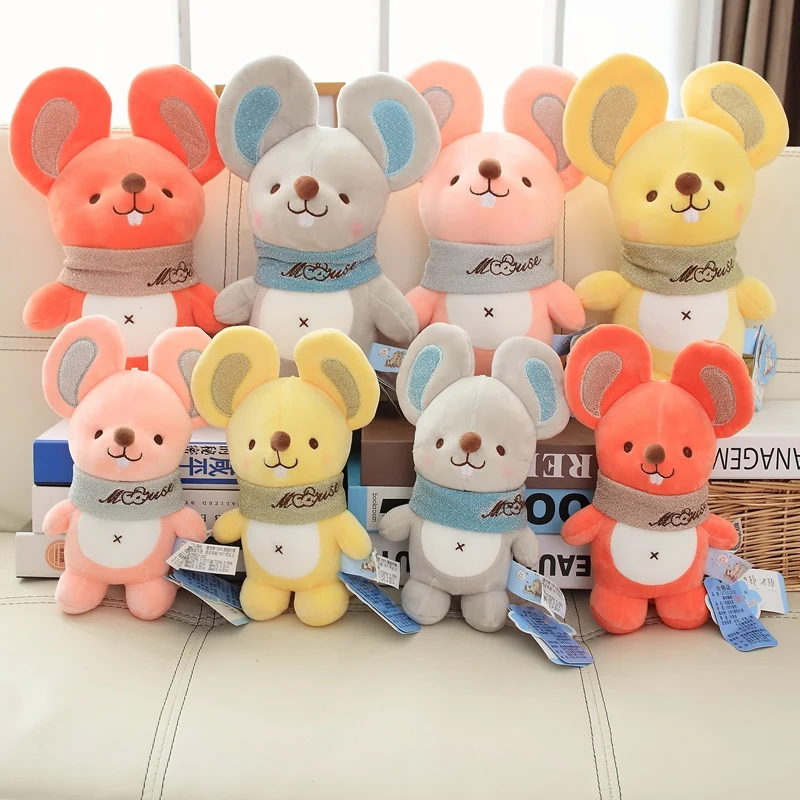 1 шт. милая белка крыса Подушка День рождения мягкие плюшевые игрушки Kawaii Милая мышь мягкие зверушки в подарок для детей девочка мальчик кукла