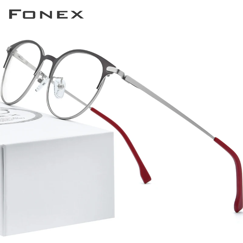 FONEX Очки оптические сверхлегкие с оправой из сплава|Женские очки кадры| |
