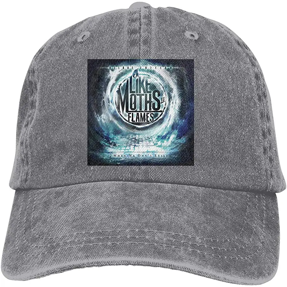 TSDFCLike Moths to Flames модная повседневная Регулируемая ковбойская шляпа бейсболка для мужчин и женщин Черная