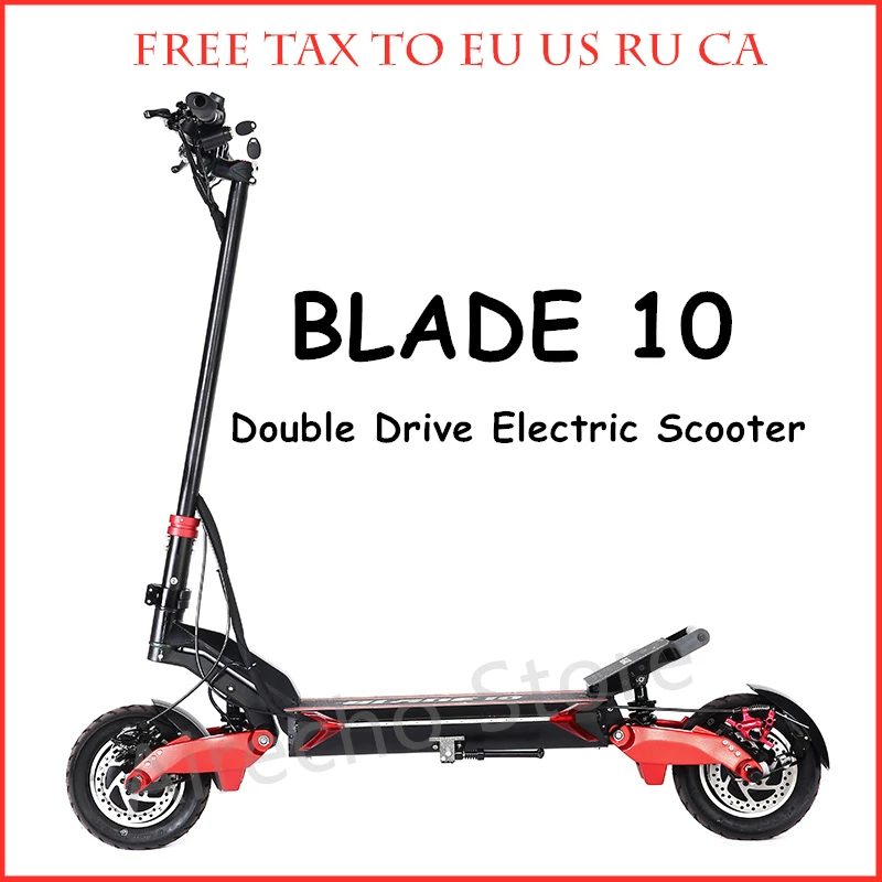 BLADE10X внедорожные Smart Электрический скутер 52V 1000/2000 Вт складной 65 км/ч Max Скорость