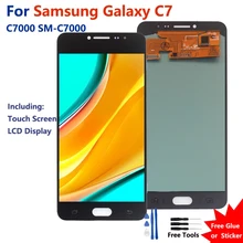 Bloc écran tactile LCD Amoled de remplacement, pour Samsung Galaxy C7 C7000
