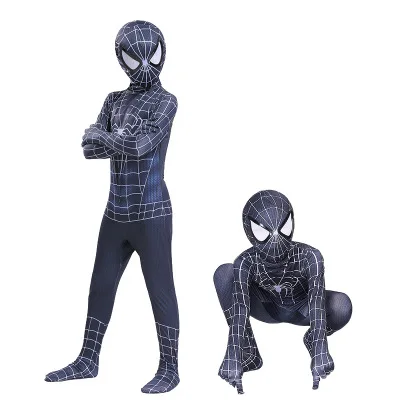 

Adults Children Kids Black Spiderman Costume Spider Man Suit Spider-man Costumes Spider-Man Halloween Cosplay Clothing