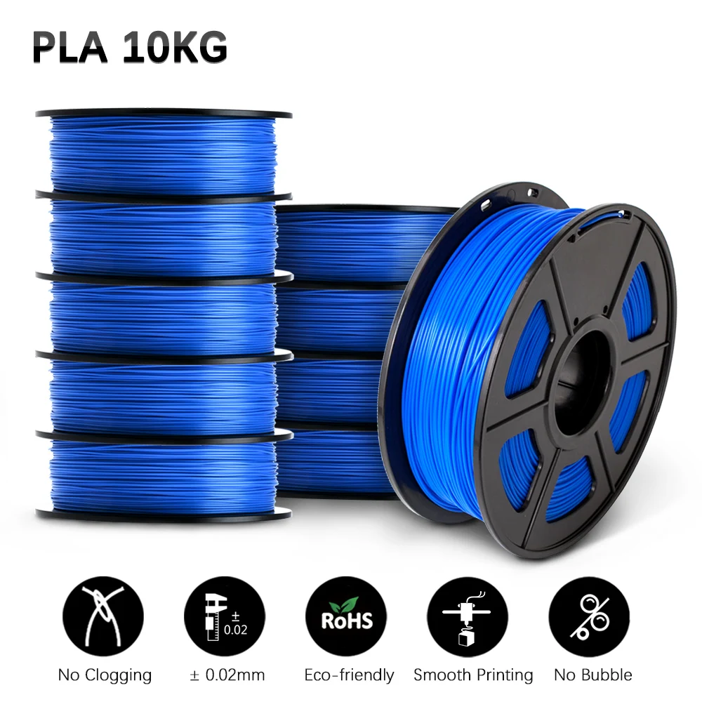 SUNLU PLA 3D Printer Filament 10 Rolls/Set PLA PLUS 3D Filament Bulk Sale 3D Printing Materials For 3D Pen best pla filament 3D Printing Materials