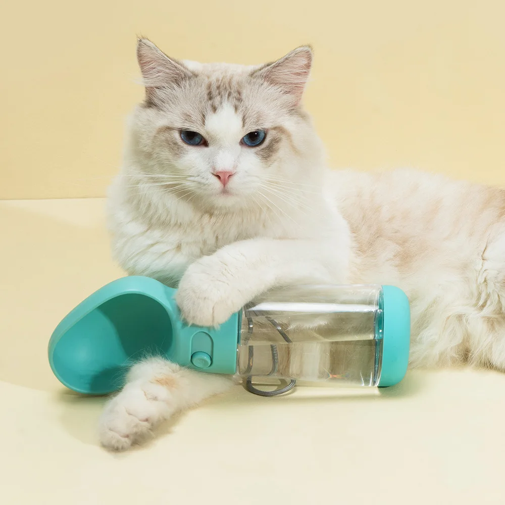 For Dog Pet Drinker Dog Drinking Machine Dog Cup Automatic Kettle Accompanying Cup Water Feeder Outdoor Water Bottle 400MLdog