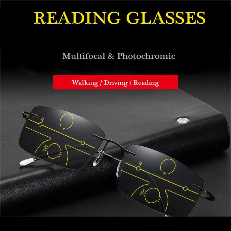 Gafas de lectura multifocales progresivas para hombre y mujer lentes de 