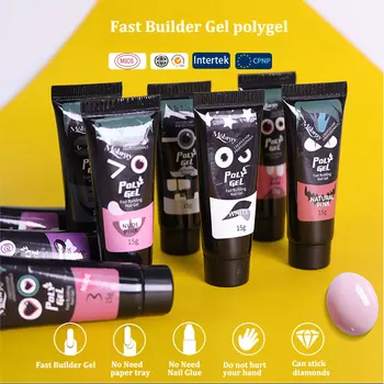 

15g Builder Polygel Poly Gel Quick Building Polygel Crystal Jelly Hard Poli Gel Acrylic Soak Off Nail Extension Slip Solution