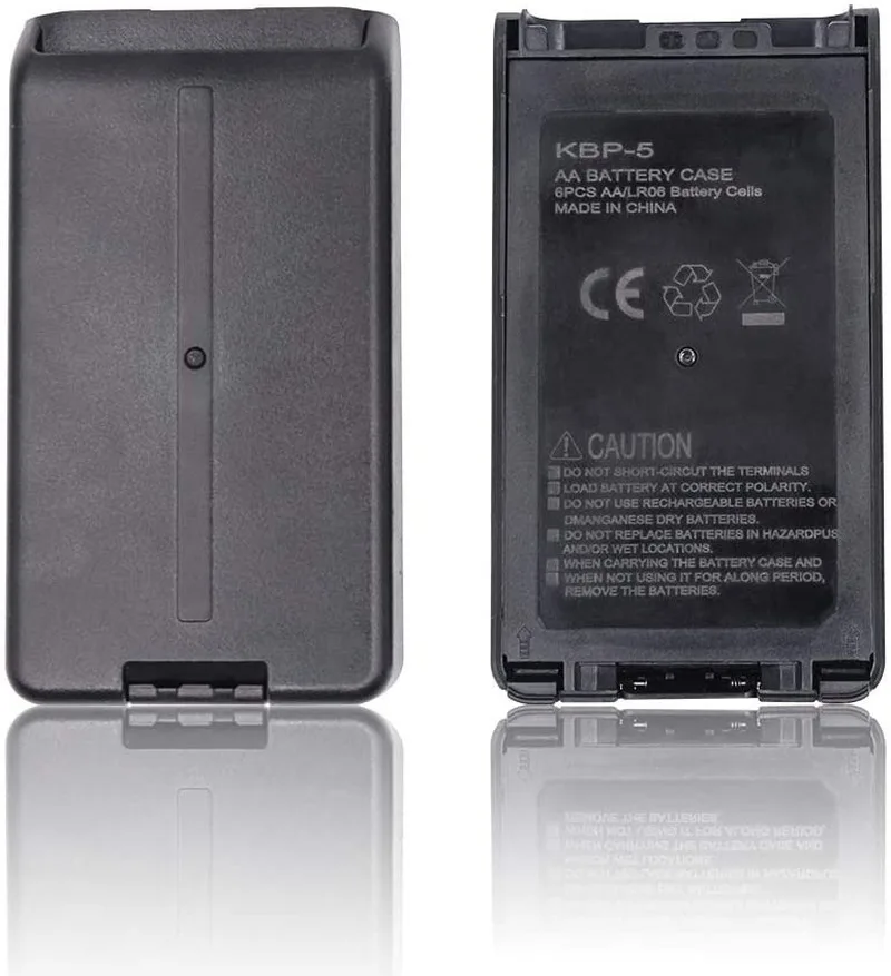 KBP-5 AA Alkaline Refillable Battery Case Compatible for Kenwood Radio TK-2140 TK-2160 TK-2170 TK-2360 TK-3140 TK-3160 TK-3170 6