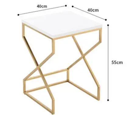 Скандинавский Маленький журнальный столик современный минималистичный гостиная маленькая квартира мраморный журнальный столик диван-комбинация сторона простой угол - Цвет: Wooden boards