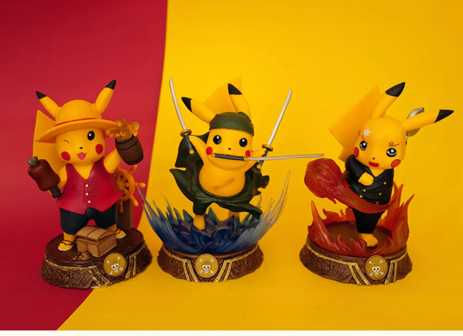 Pikachu Cos one piece Hand Pikachu Monkey D. Luffy Roronoa Zoro Vinsmoke Санджи Пикачу Хилл Пикачу модельная церемония