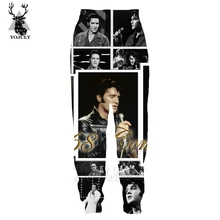 Элвиса Пресли брюки off white модные брюки мужские женские 3d принт спортивный костюм для бега спортивные брюки удобные хип-хоп Уличная одежда для мужчин P07