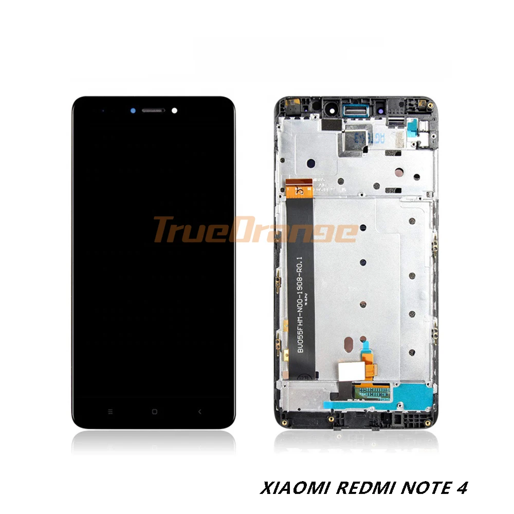 Для Xiaomi Redmi Note 4 ЖК дисплей и сенсорный экран с рамкой 5 дюймов Протестировано для +
